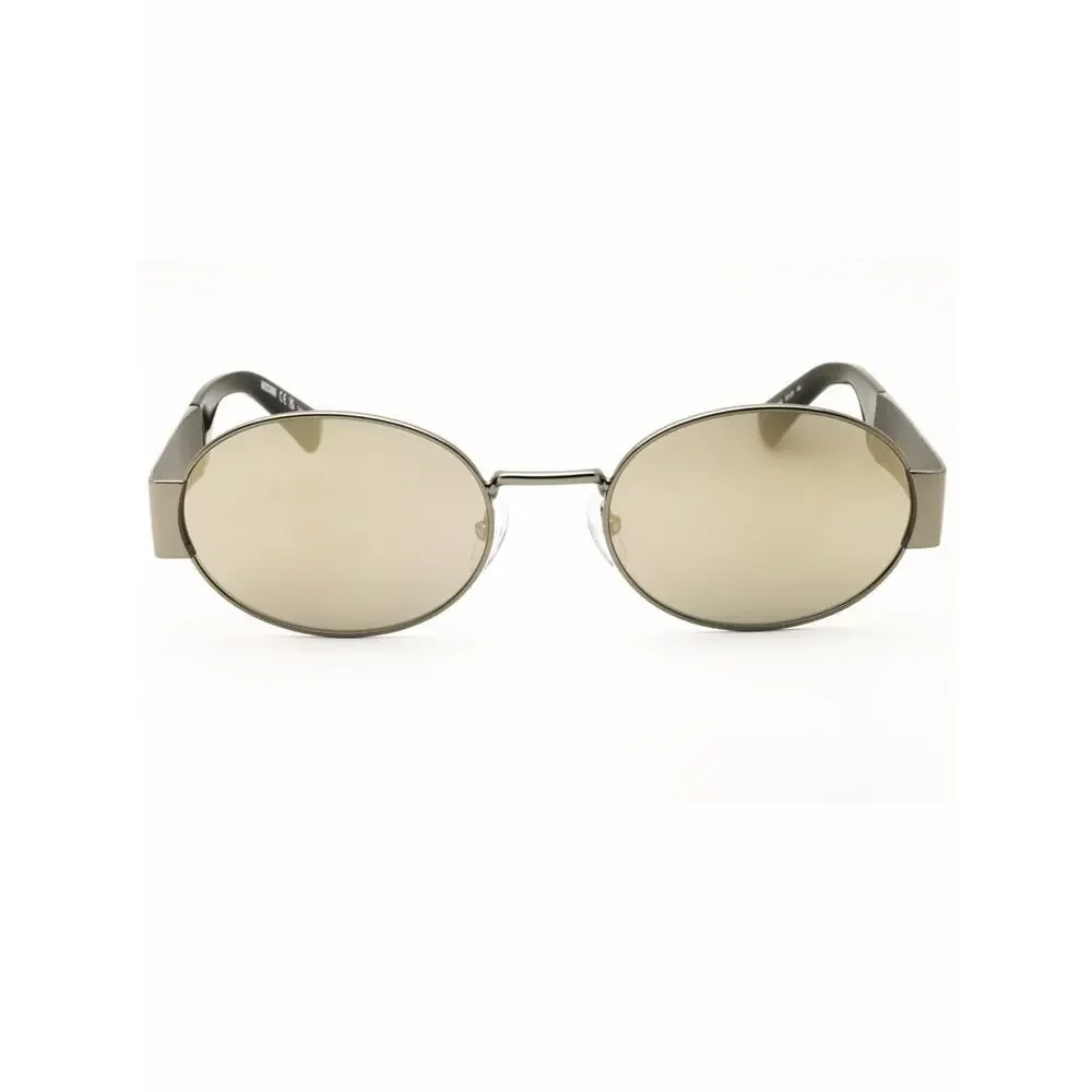 NEW!!! Moschino MOS185/S 06LBUE Silver Mirrored Sunglasses for Women Authentic